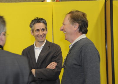 Jean-Julien Ezvan, reporter au Figaro et lauréat du 4e Prix Jacques-Goddet. De toute évidence, Patrice Clerc, le président d’Amaury Sport Organisation, n’est pas le dernier à s’en réjouir !