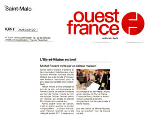 Presse - Ouest-France - Prix Jacques-Goddet - jeudi 2 juin 2011