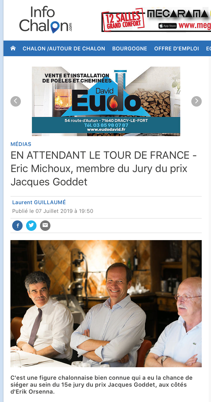 Info Chalon - Prix Jacques-Goddet - Juillet 2019