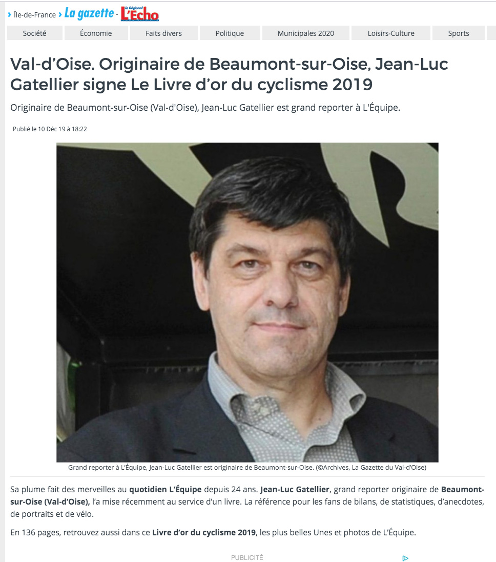 La Gazette du Val-d'Oise - Prix Jacques-Goddet - Décembre 2019